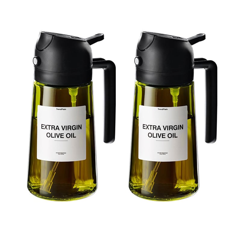 2-in-1 Sprayer and Pourer Glass Oil Bottle | ventumra