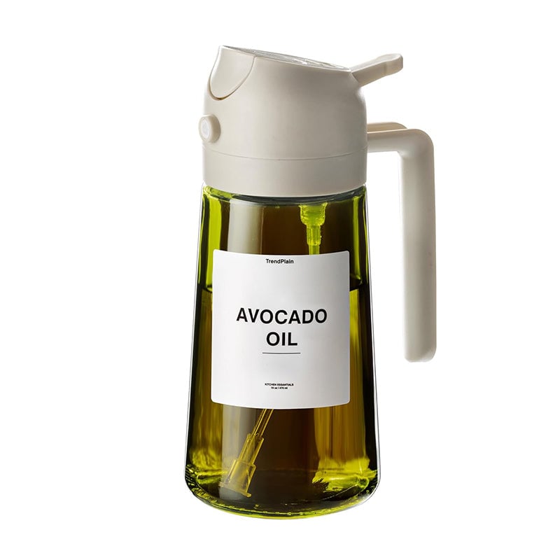 2-in-1 Sprayer and Pourer Glass Oil Bottle | ventumra