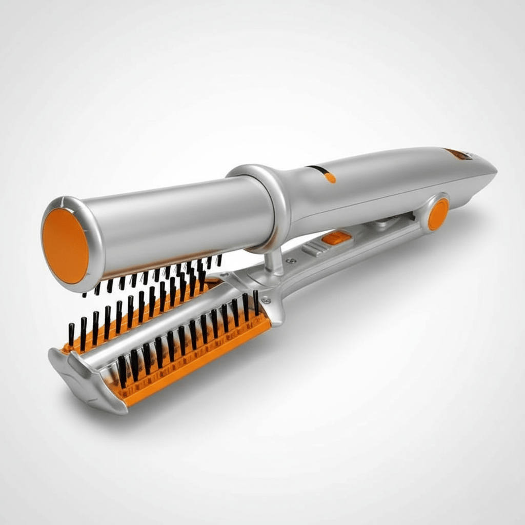 Hair Styler Brush with Rotating Barrel | ventumra