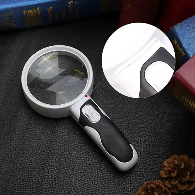 20X optical magnifying glass with LED light | ventumra