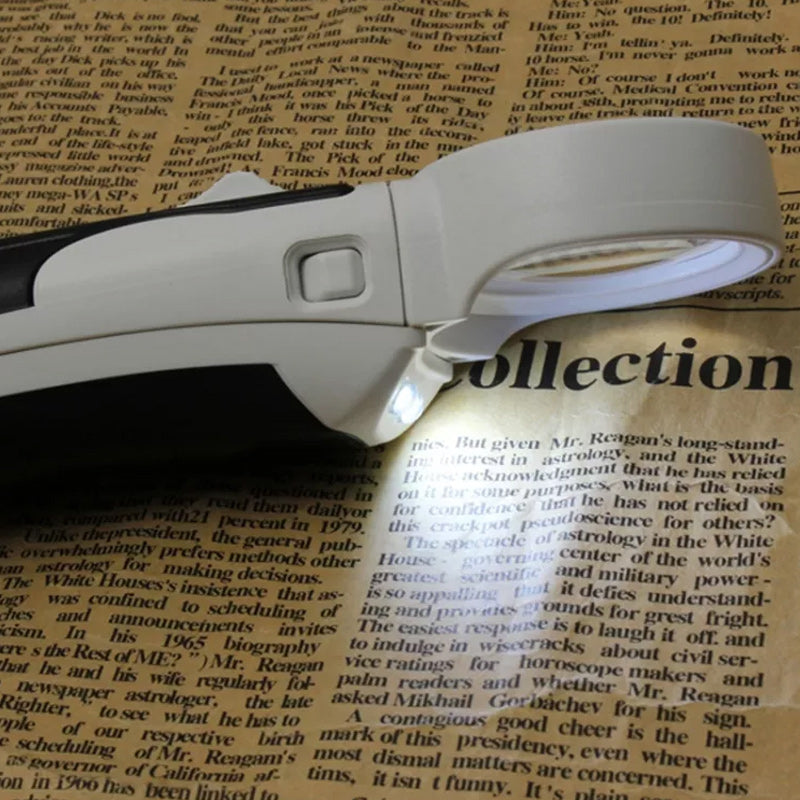 20X optical magnifying glass with LED light | ventumra