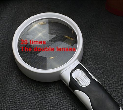 20X optical magnifying glass with LED light | ventumra
