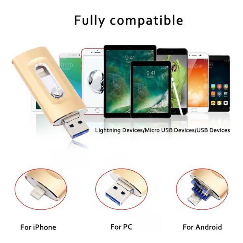 3 in 1 large capacity USB flash drive for mobile phone and computer | ventumra