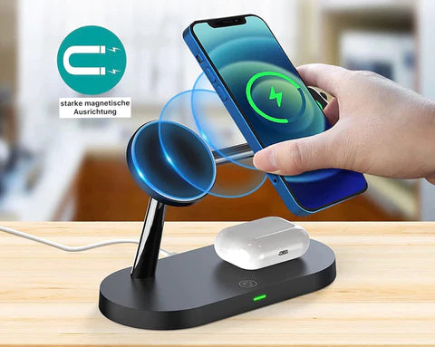 3-in-1 Wireless Charging Station with MagSafe | ventumra