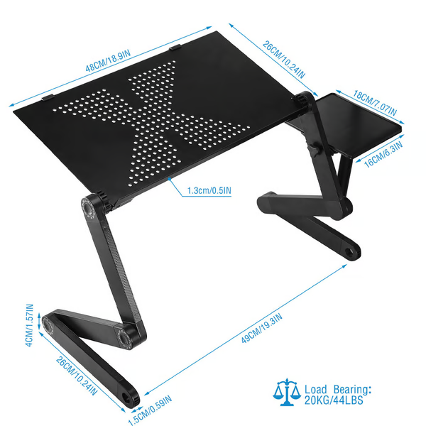 360° Adjustable Ergonomic Laptop Table | ventumra