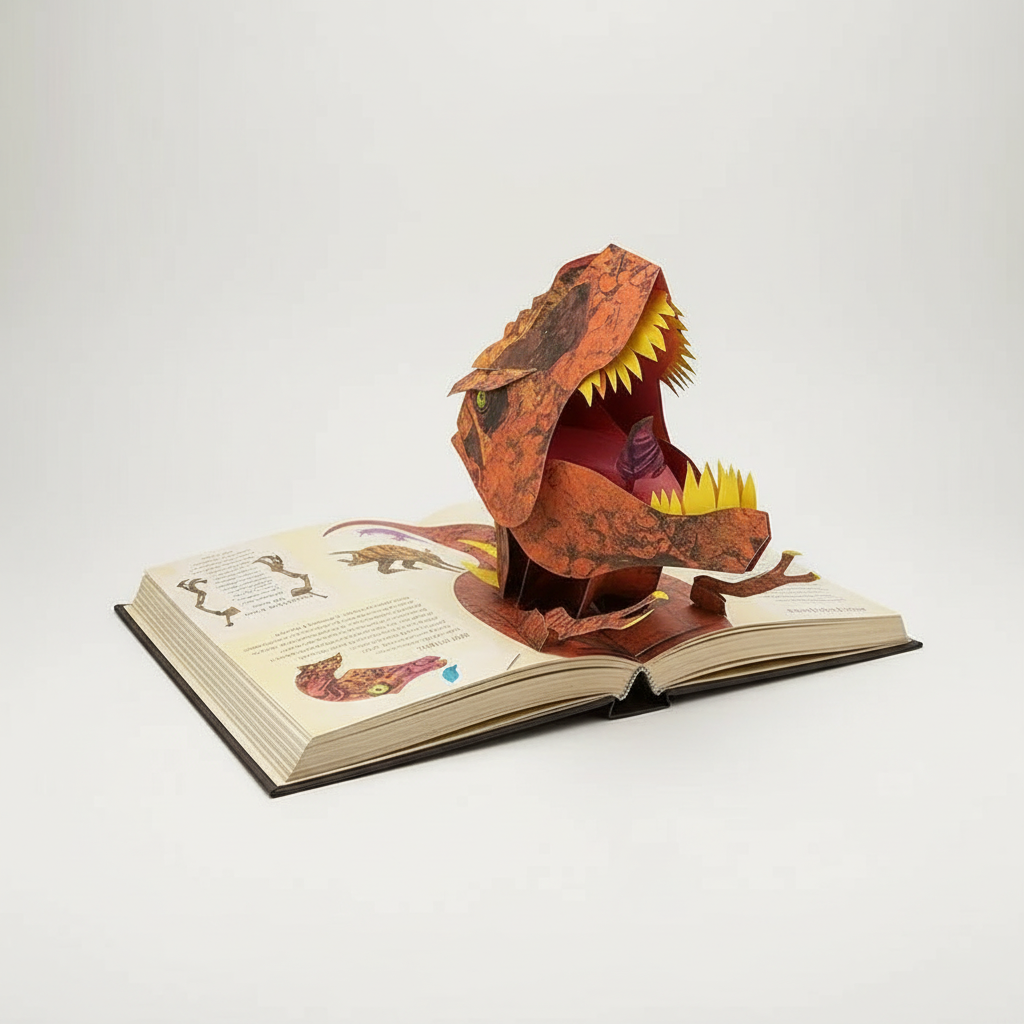 Interactive Dinosaur Pop-Up Book for Kids | ventumra