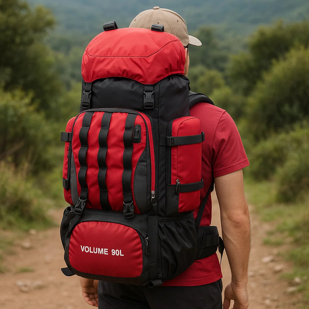 90L Waterproof Hiking Backpack - Ultra-Light Travel Pack for Outdoor Adventures & Camping | ventumra