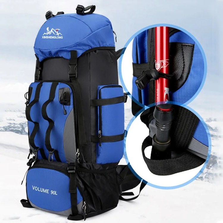 90L Waterproof Hiking Backpack - Ultra-Light Travel Pack for Outdoor Adventures & Camping | ventumra