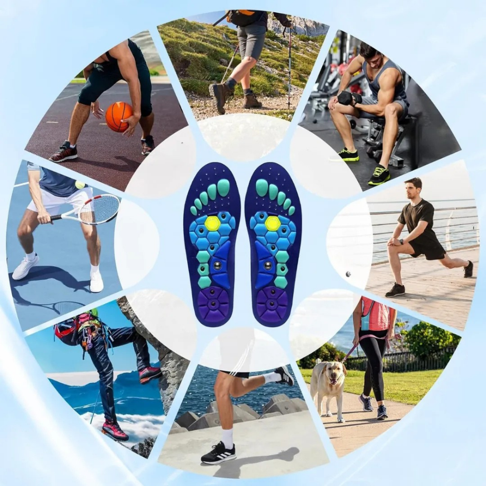 Acupressure Reflexology Insoles for Foot Comfort & Support | ventumra