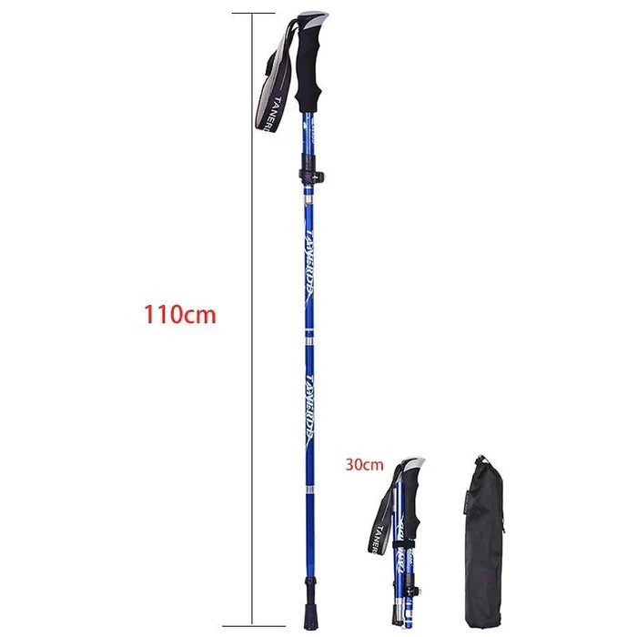 Adjustable Trekking Poles - Folding Telescopic Rod | ventumra