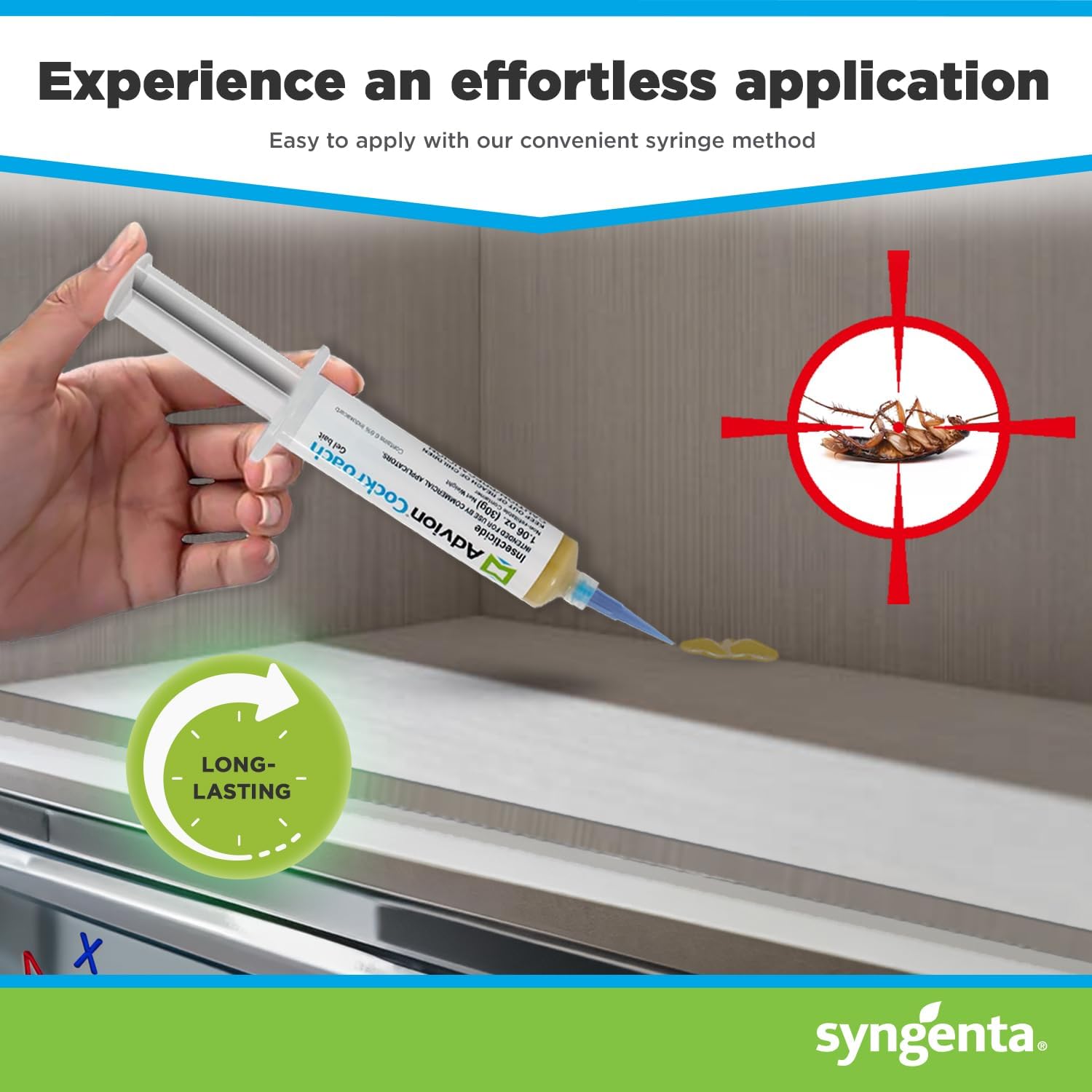 Advion Cockroach Gel Bait, Cockroach Eliminator, No Poison Pest Control, Pest Management | ventumra