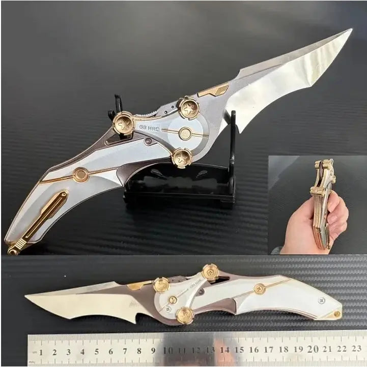 All-Metal Folding Knife 8Cr13Mov Steel Blade, Compact EDC Tool | ventumra