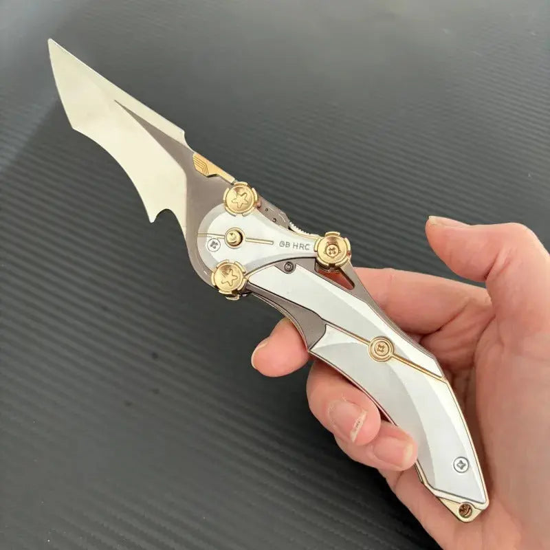 All-Metal Folding Knife 8Cr13Mov Steel Blade, Compact EDC Tool | ventumra