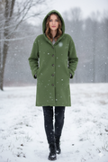 Chic Hooded Lightweight Fashion Coat | ventumra