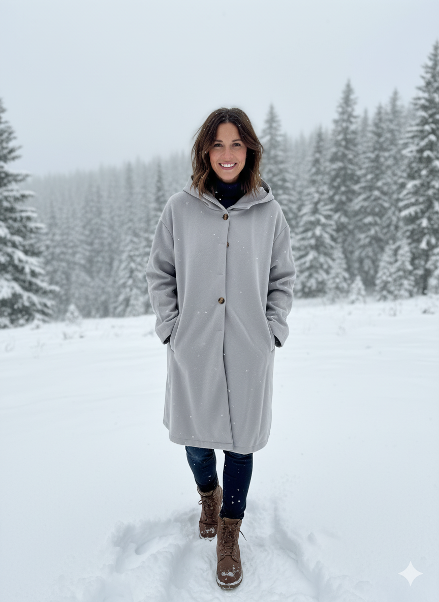 Chic Hooded Lightweight Fashion Coat | ventumra