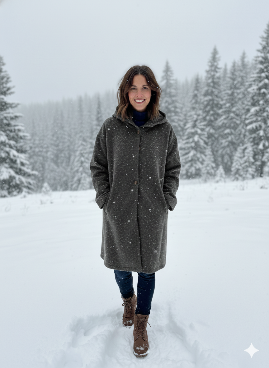 Chic Hooded Lightweight Fashion Coat | ventumra