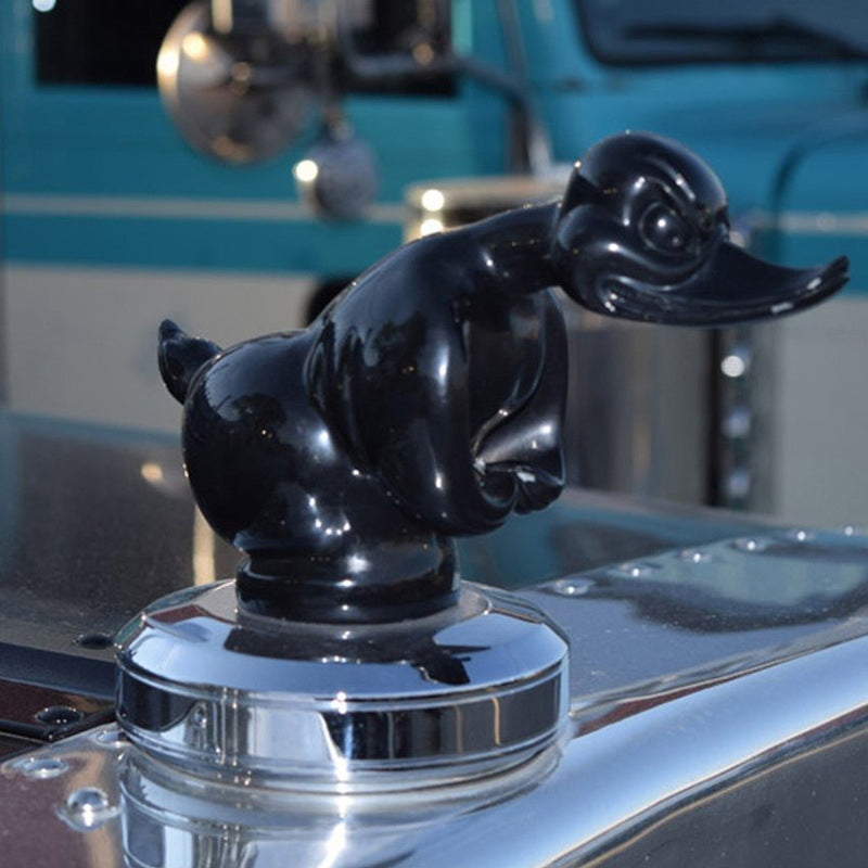 Angry Rubber Duck Hood Ornament | ventumra