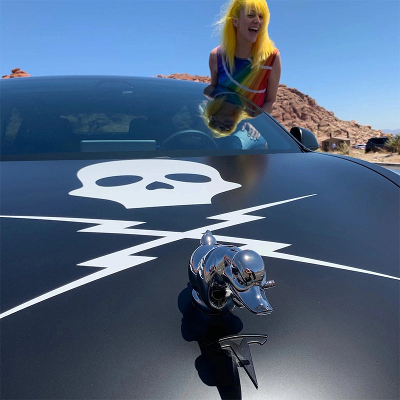 Angry Rubber Duck Hood Ornament | ventumra