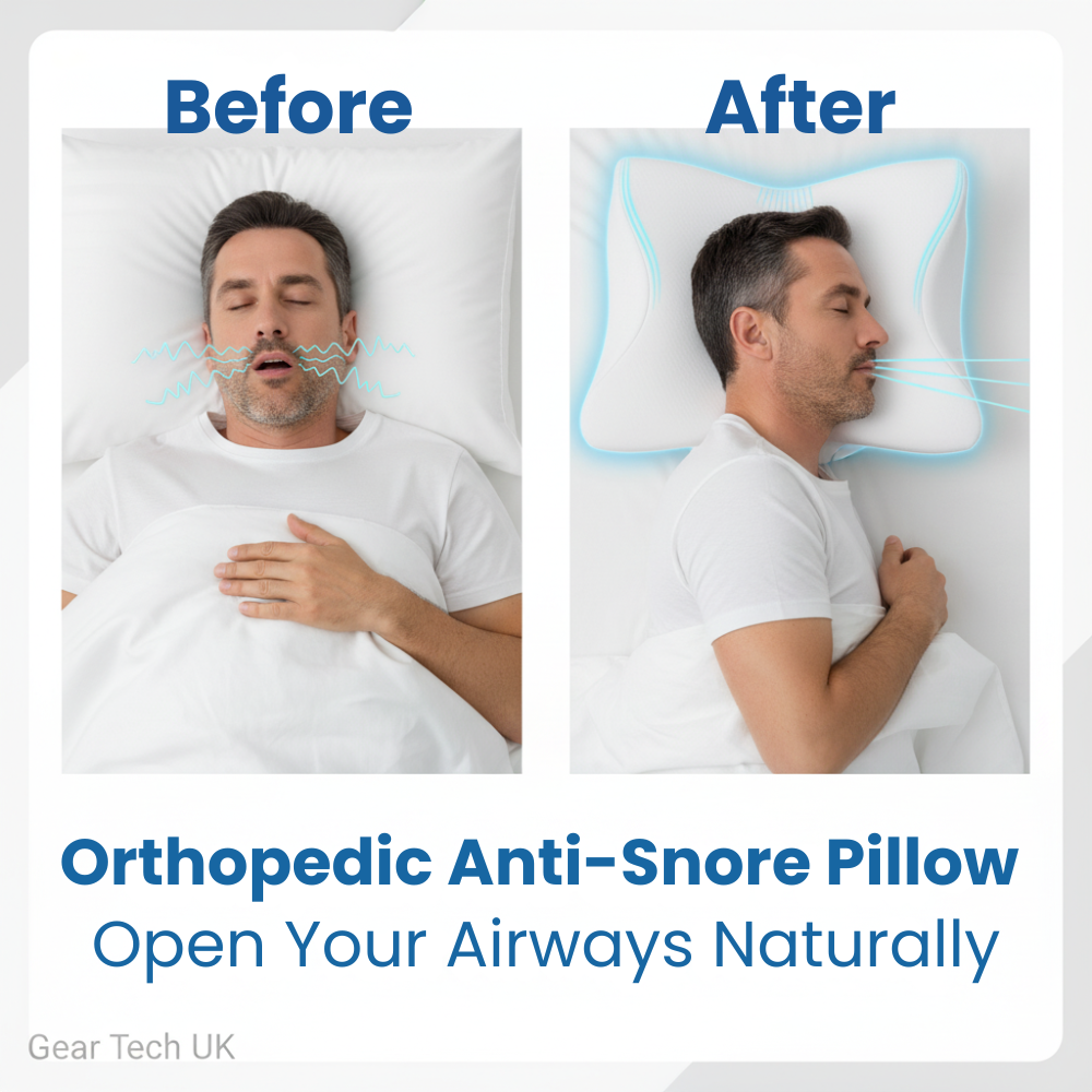 Ergonomic Sleep Support Pillow Neck & Head Alignment Memory Foam | ventumra