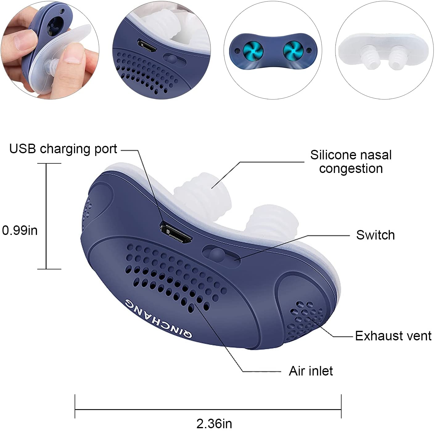 Quiet Nasal Airflow Device - Tubeless Comfort & Filtration | ventumra