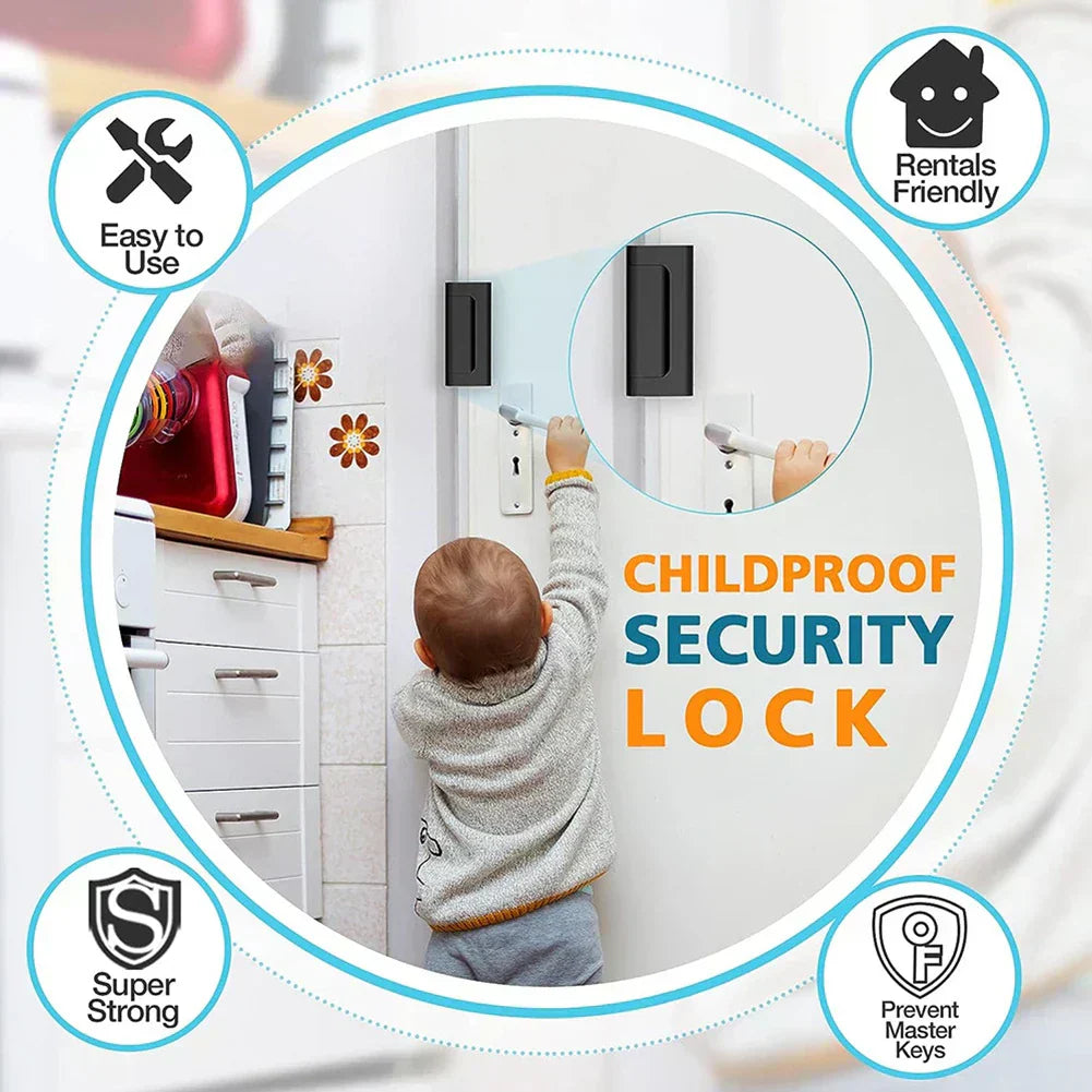 Anti-theft Childproof Door Safety Latch | ventumra