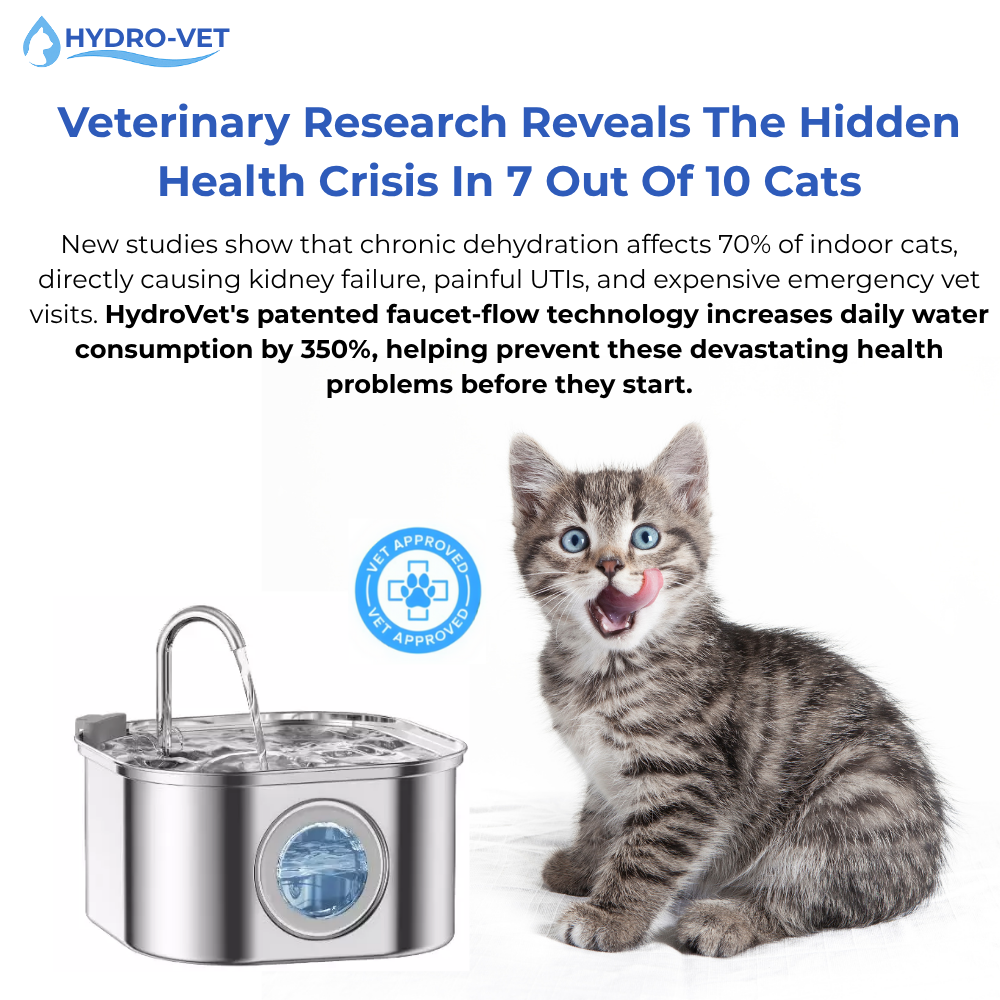 AquaSoft Whisper Quiet Pet Drinking Fountain – 3.2L with LED, Stainless Steel & 5-Stage Filtration | ventumra
