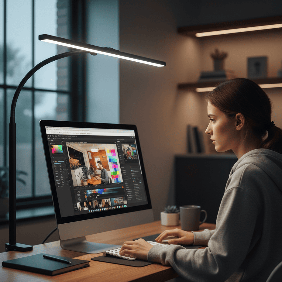 Architect desk lamp with 25 modes & dimmable lighting | ventumra
