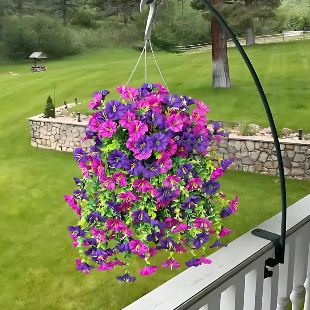 Artificial Morning Glory Flower Hanging Decor | ventumra