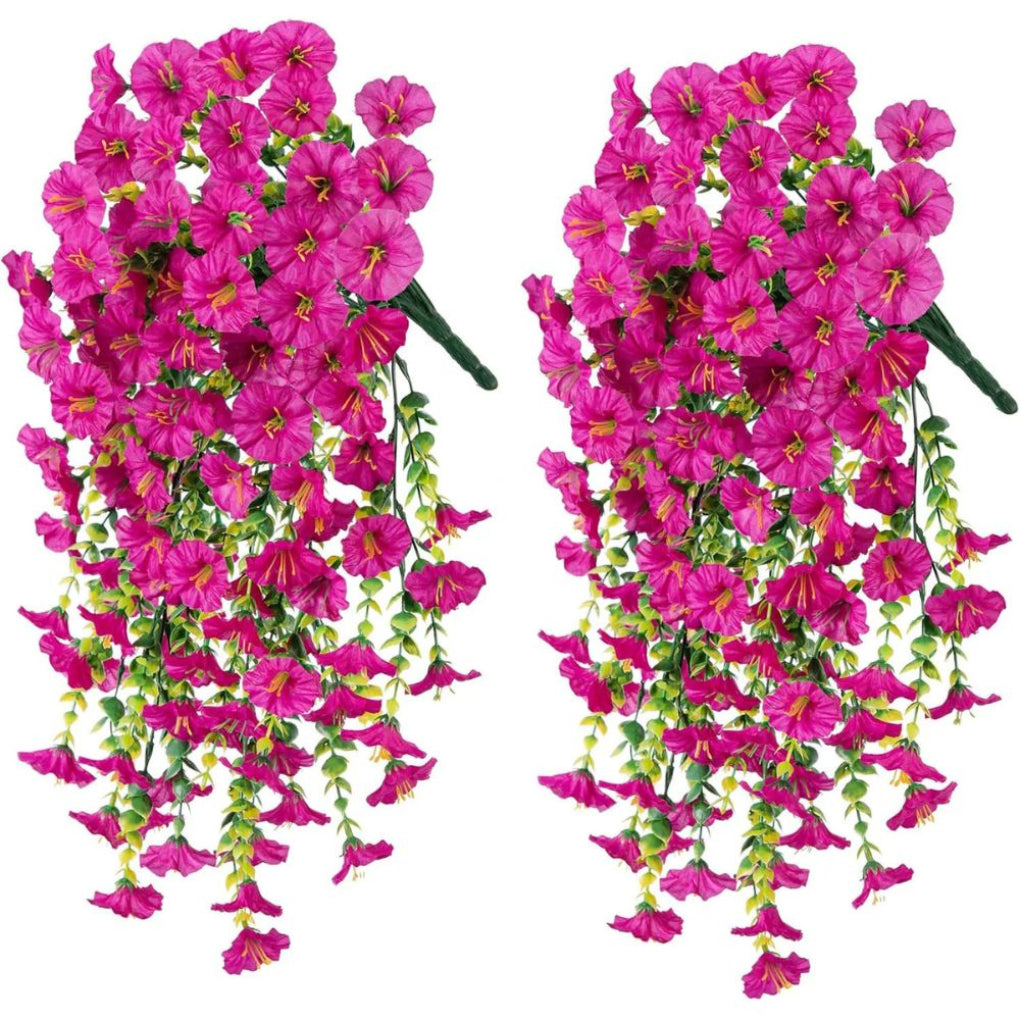 Artificial Morning Glory Flower Hanging Decor | ventumra