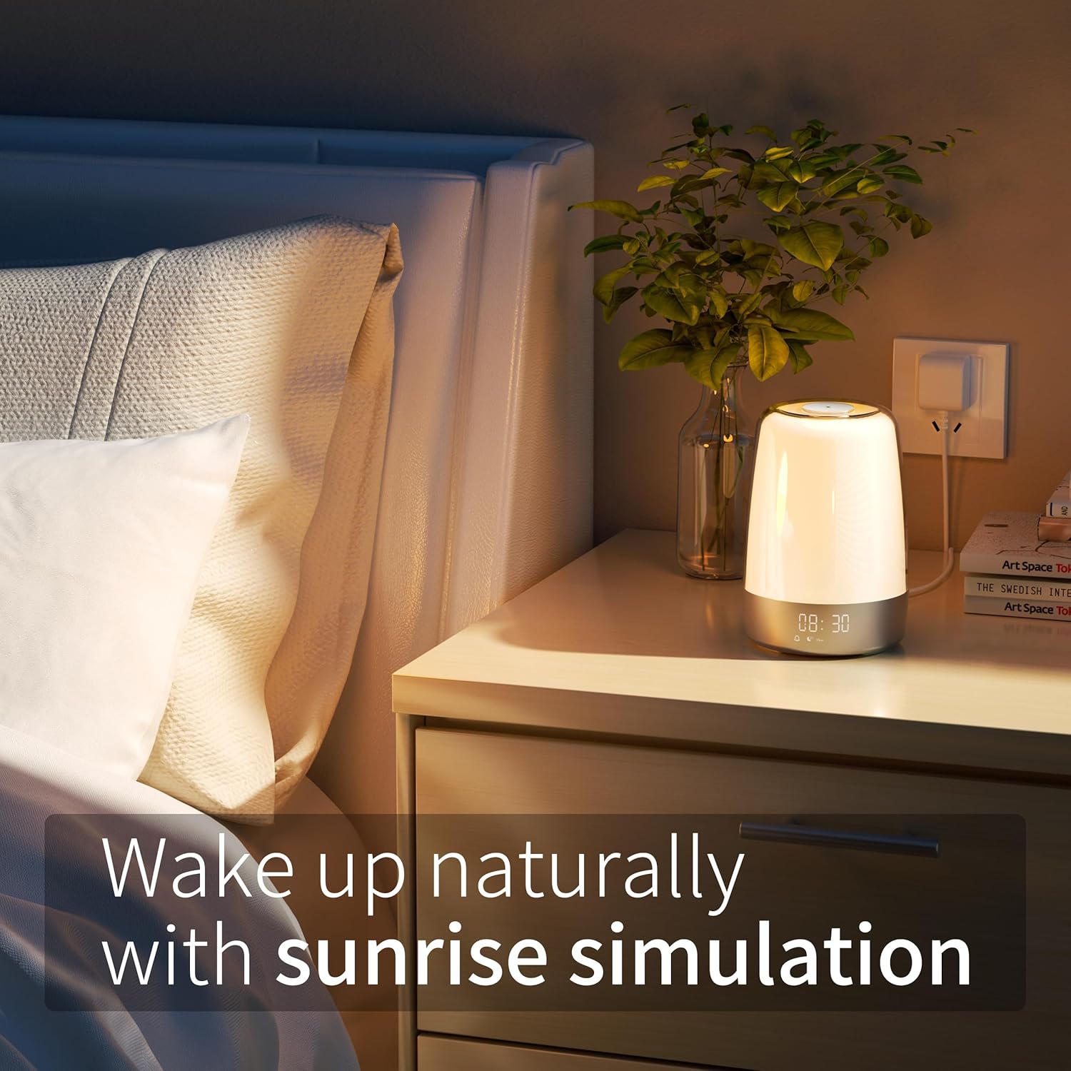 Aurora Wake-Up Light Sunrise & Sunset USB-C Rechargeable | ventumra