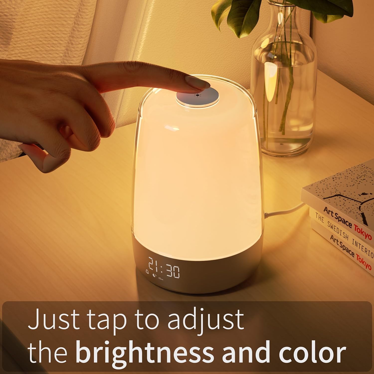Aurora Wake-Up Light Sunrise & Sunset USB-C Rechargeable | ventumra