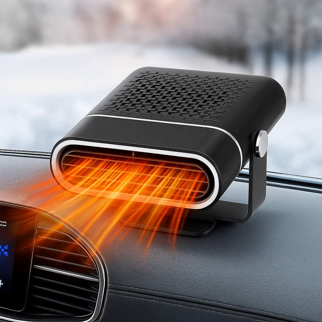 Auto Heater & Windshield Defroster 12V USB Portable Black | ventumra