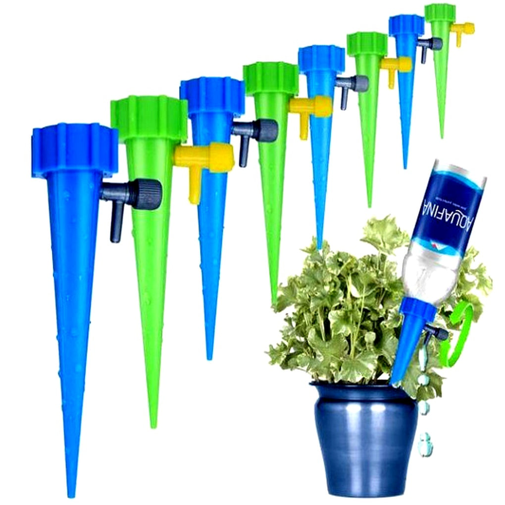Automatic Plant Watering Spikes – Adjustable Flow Garden Aid | ventumra