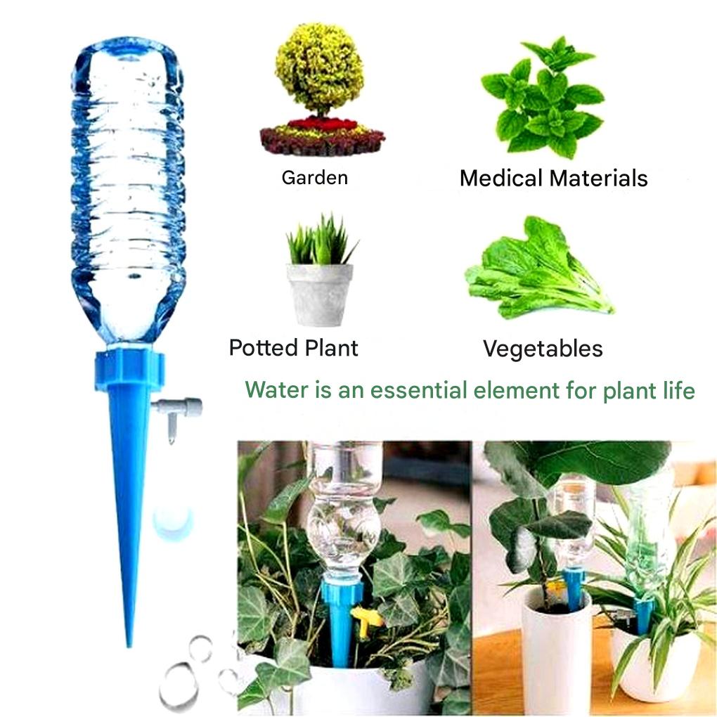 Automatic Plant Watering Spikes – Adjustable Flow Garden Aid | ventumra