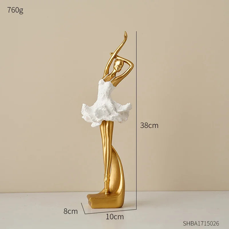 Ballet Dancer Figure for Desk & Living Space | ventumra