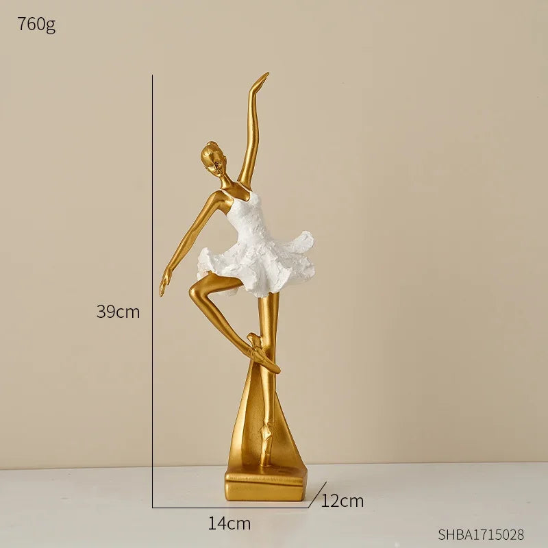 Ballet Dancer Figure for Desk & Living Space | ventumra