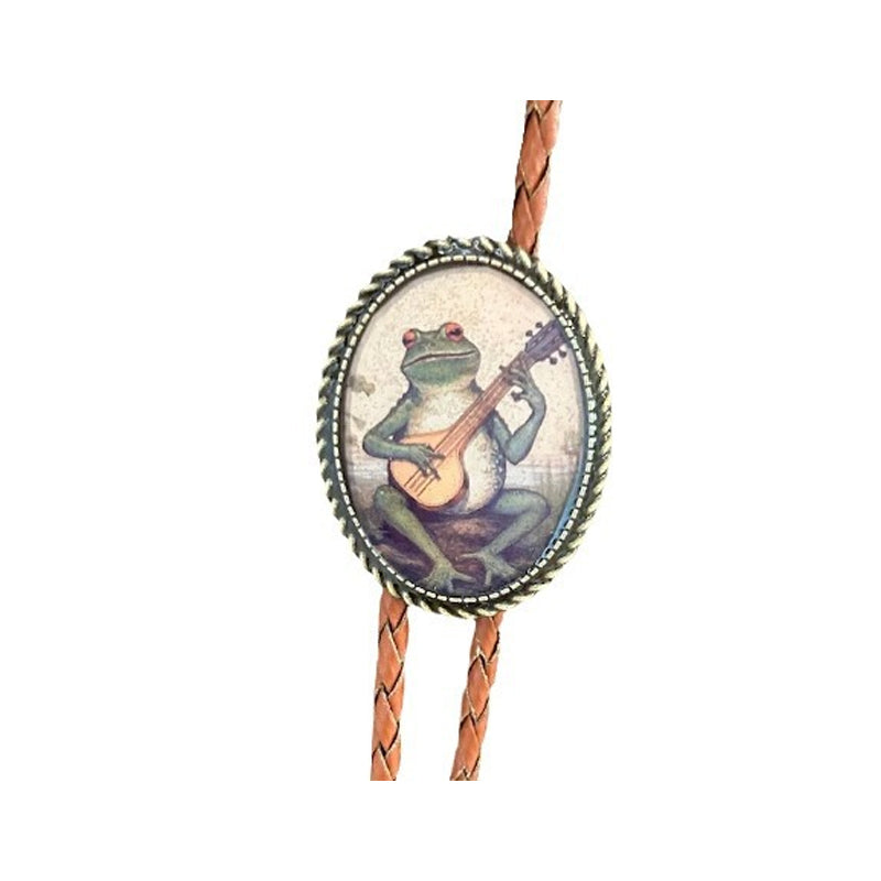 Banjo Frog Bolo Tie | ventumra