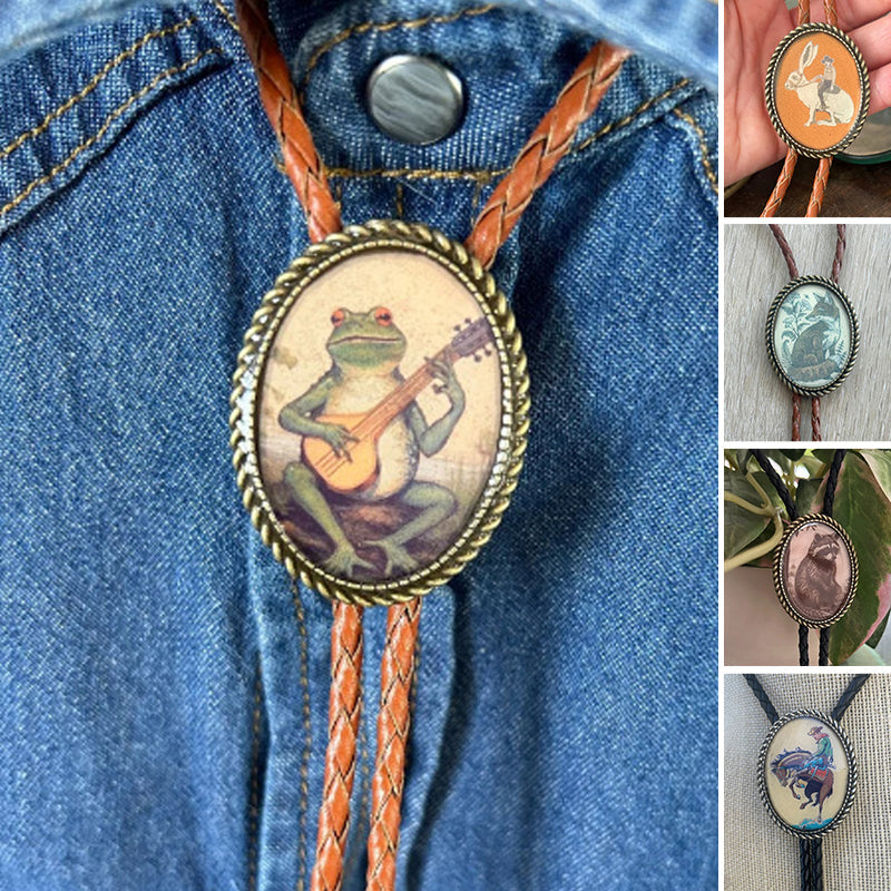 Banjo Frog Bolo Tie | ventumra