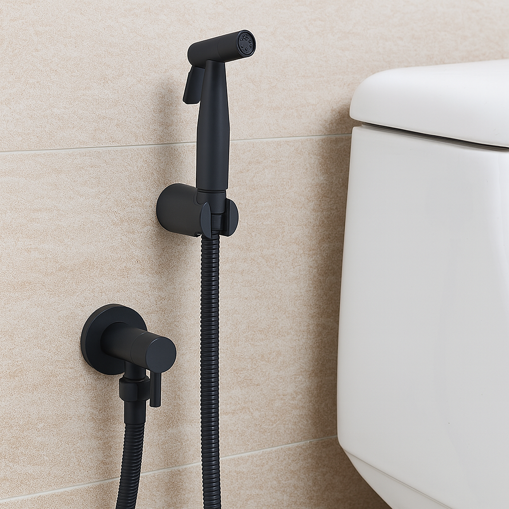 Bidet Sprayer in Stainless Steel – Wall Mounted with Adjustable Spray | ventumra