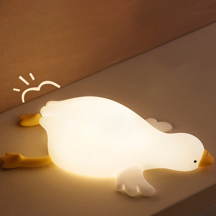 Big White Goose Tap Tap LED Night Light | ventumra