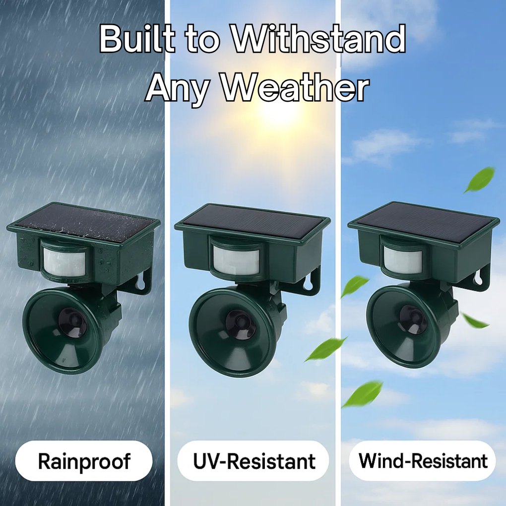 Bird Repeller with Motion Sensor Ultrasonic Solar Energy | ventumra