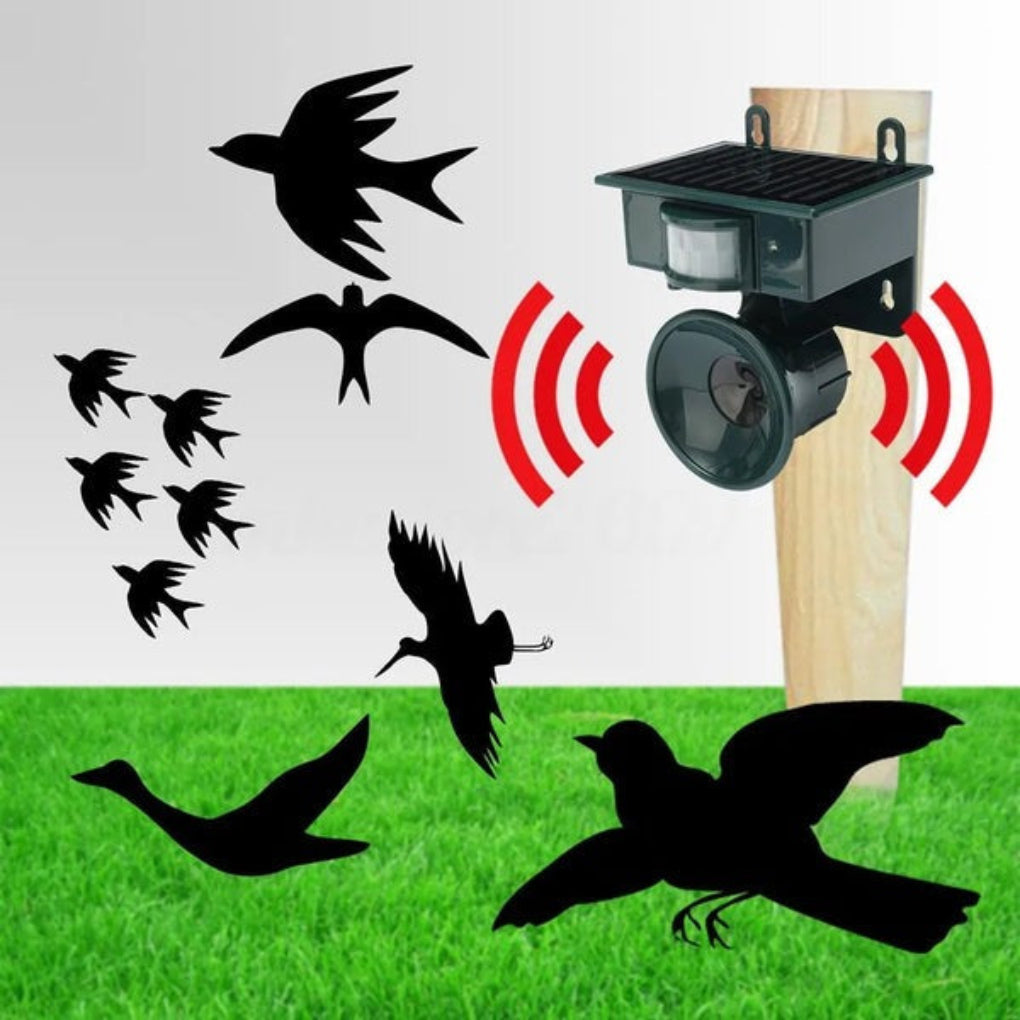 Bird Repeller with Motion Sensor Ultrasonic Solar Energy | ventumra