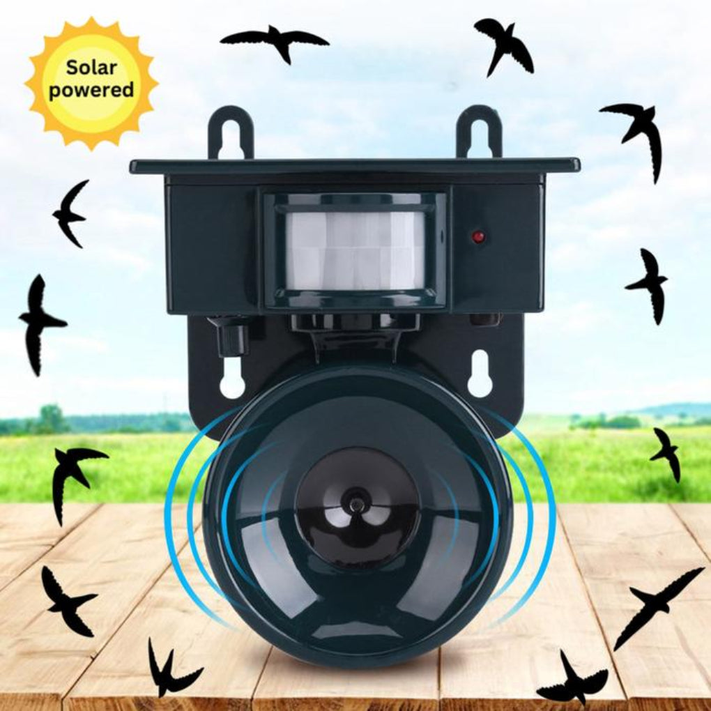Bird Repeller with Motion Sensor Ultrasonic Solar Energy | ventumra