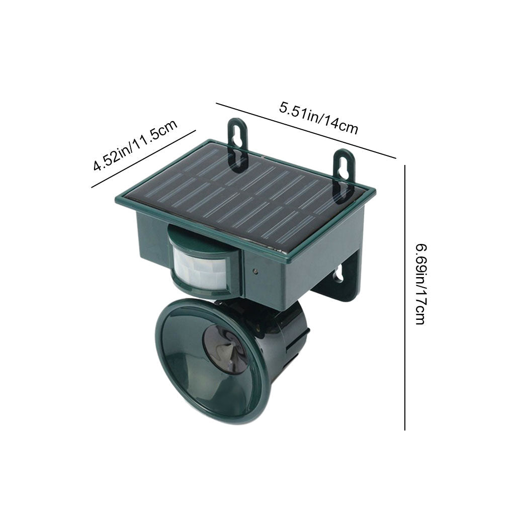 Bird Repeller with Motion Sensor Ultrasonic Solar Energy | ventumra