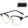 Blue Light Blocking Half-Rim Glasses | ventumra