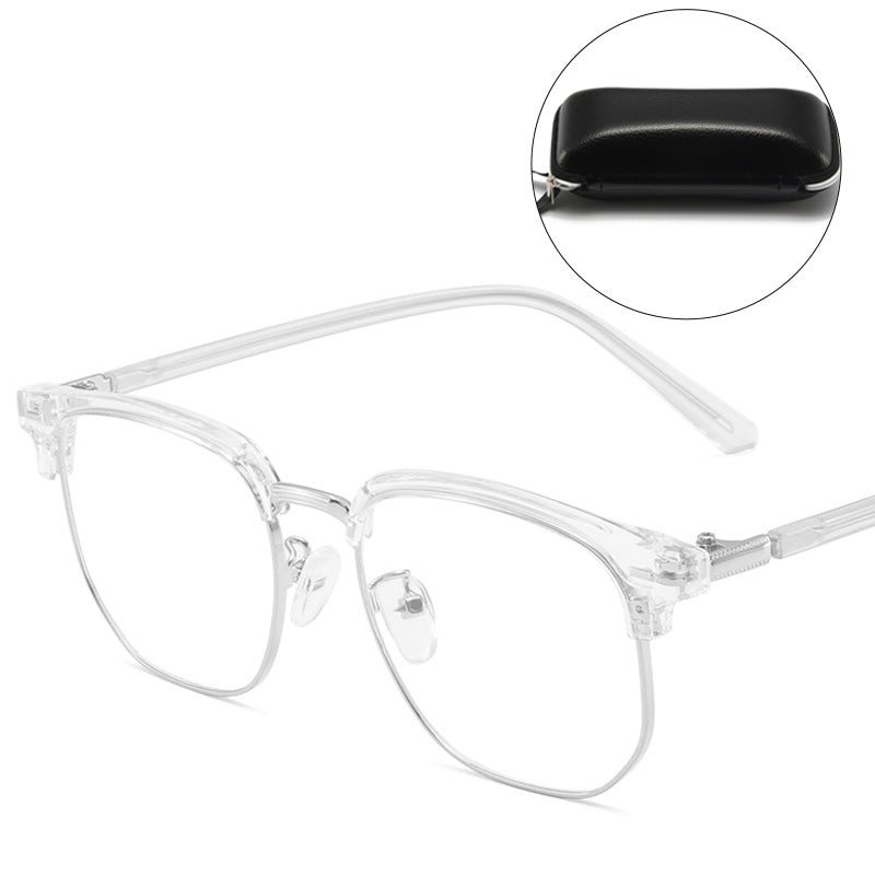 Blue Light Blocking Half-Rim Glasses | ventumra