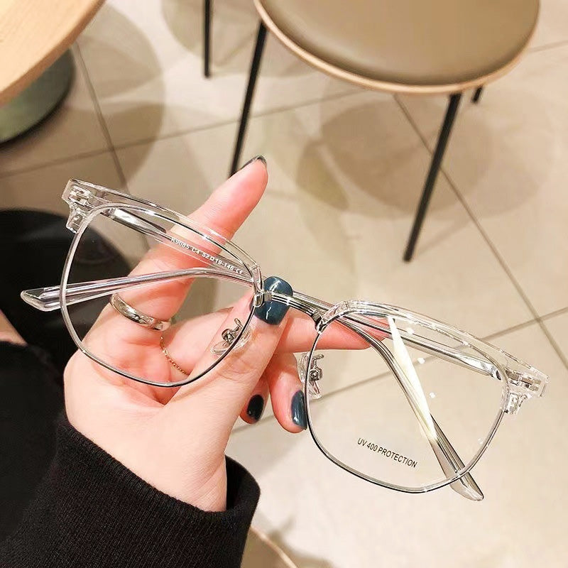 Blue Light Blocking Half-Rim Glasses | ventumra