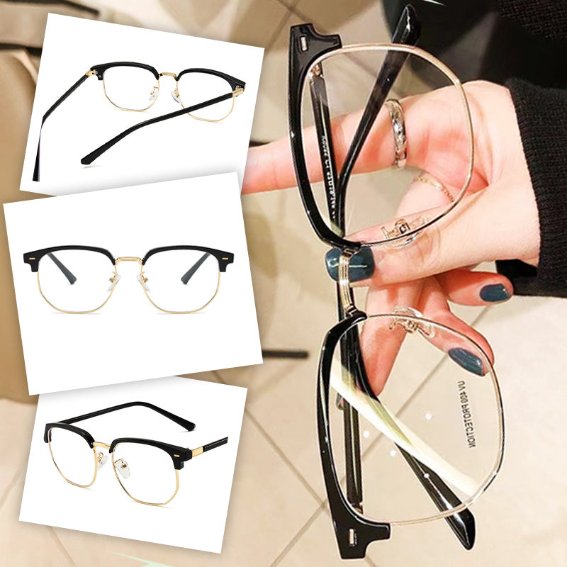 Blue Light Blocking Half-Rim Glasses | ventumra