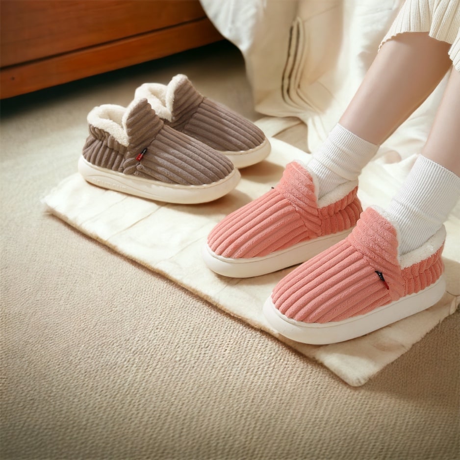 Boutique Cozy Fleece Lined House Shoes | ventumra