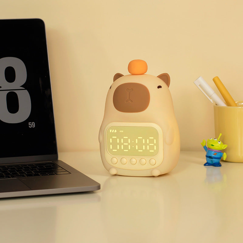 Capybara Companion Night Lamp & Alarm Clock | ventumra
